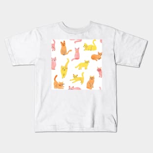 Kitty Pattern Kids T-Shirt